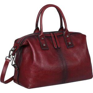 Genuine Leather Satchel Tote Bag Top Handle Handbag Designer Shoulder Bag